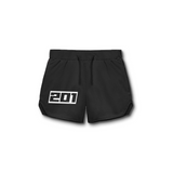 THE (201) FOUNDATION 5" TRAINING SHORT - BLACK/WHITE