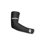 THE (201) REPRESENT COMPRESSION SLEEVE - BLACK/WHITE