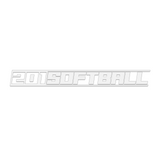 THE (201) F2 SOFTBALL PREMIUM STICKER - WHITE