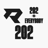 THE (202) VS. EVERYBODY PREMIUM DECAL 3-PACK