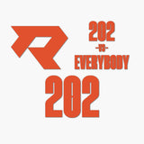 THE (202) VS. EVERYBODY PREMIUM DECAL 3-PACK