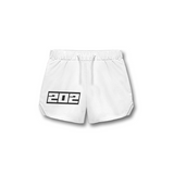 THE (202) FOUNDATION 5" TRAINING SHORT - WHITE/BLACK