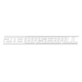 THE (203) F2 BASEBALL PREMIUM STICKER - WHITE