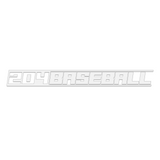 THE (204) F2 BASEBALL PREMIUM STICKER - WHITE