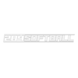 THE (204) F2 SOFTBALL PREMIUM STICKER - WHITE