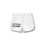 THE (204) FOUNDATION 5" TRAINING SHORT - WHITE/BLACK