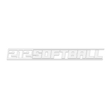 THE (212) F2 SOFTBALL PREMIUM STICKER - WHITE