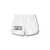 THE (212) FOUNDATION 5" TRAINING SHORT - WHITE/BLACK