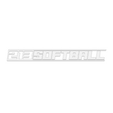 THE (213) F2 SOFTBALL PREMIUM STICKER - WHITE