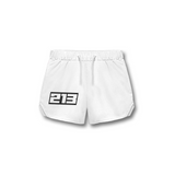 THE (213) FOUNDATION 5" TRAINING SHORT - WHITE/BLACK