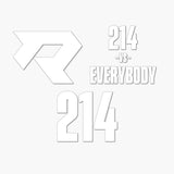 THE (214) VS. EVERYBODY PREMIUM DECAL 3-PACK