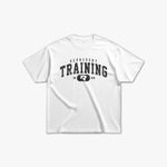 (219) Varsity Training Elite Tee in White/Vintage Black - Represent Training