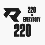 THE (220) VS. EVERYBODY PREMIUM DECAL 3-PACK