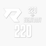 THE (220) VS. EVERYBODY PREMIUM DECAL 3-PACK