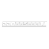 THE (220) F2 BASEBALL PREMIUM STICKER - WHITE