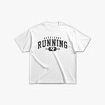 (223) Varsity Running Elite Tee in White/Vintage Black - Represent Running