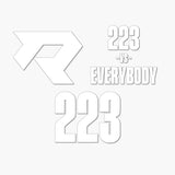 THE (223) VS. EVERYBODY PREMIUM DECAL 3-PACK