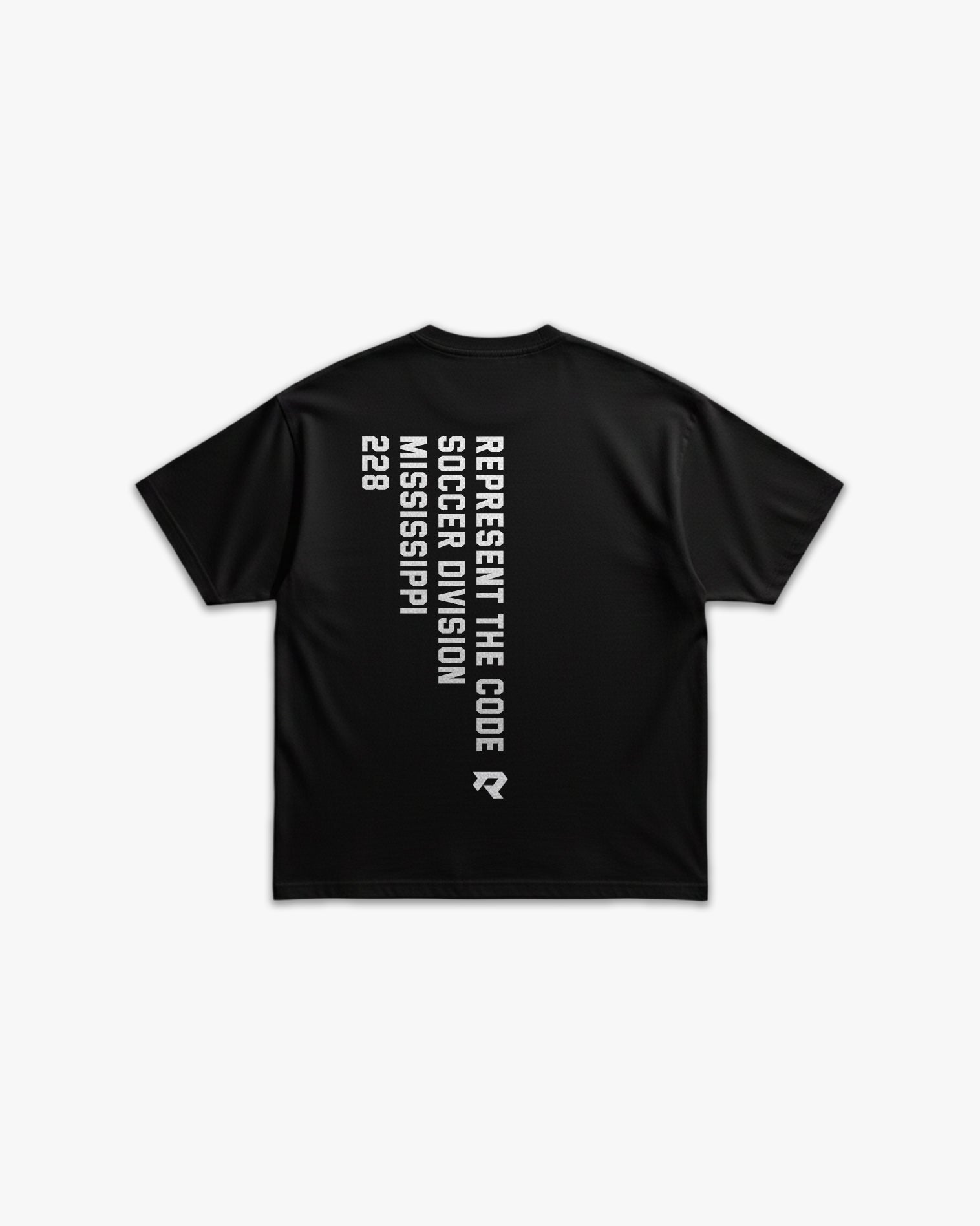 (228) X2 Soccer Elite Tee in Black/White - Represent Soccer