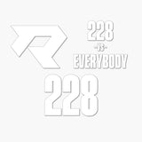 THE (228) VS. EVERYBODY PREMIUM DECAL 3-PACK