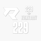 THE (229) VS. EVERYBODY PREMIUM DECAL 3-PACK