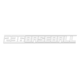 THE (236) F2 BASEBALL PREMIUM STICKER - WHITE