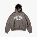 (246) Vintage Varsity Baseball Elite Hoodie in Stone/Faded White - Represent Baseball