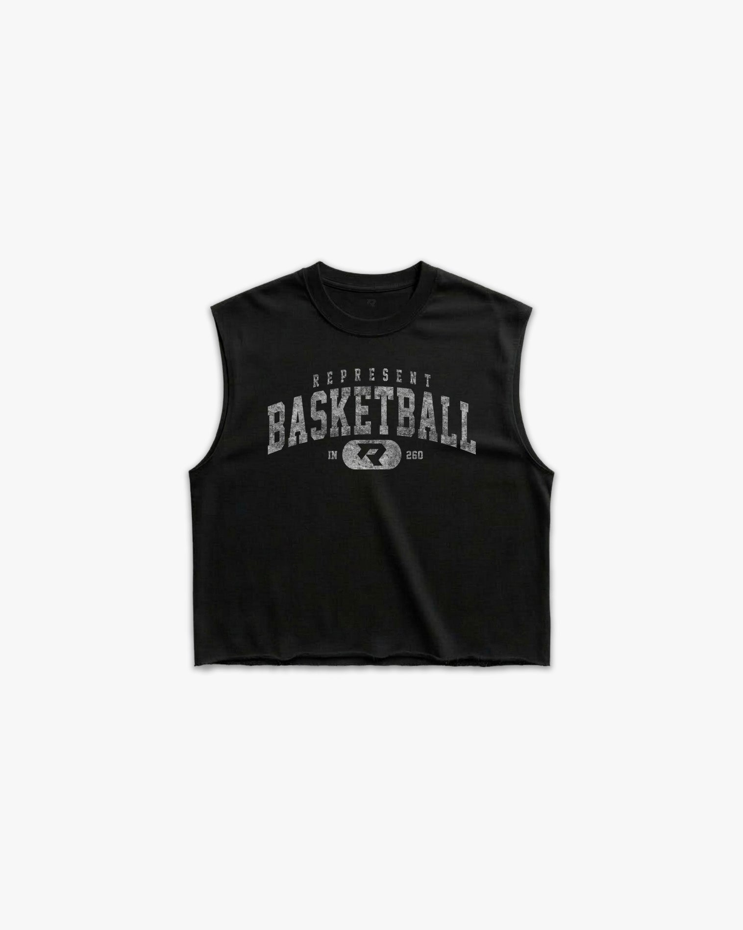 THE (260) VINTAGE VARSITY BASKETBALL RAW GYM CUTOFF
