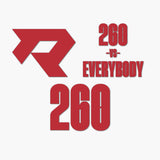 THE (260) VS. EVERYBODY PREMIUM DECAL 3-PACK