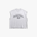 (269) Varsity Basketball Raw Gym Cutoff in Ash/Vintage Gray - Represent Basketball