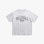 (302) Vintage Varsity Volleyball Elite Tee in Ash/Faded Storm - Represent Volleyball