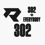 THE (302) VS. EVERYBODY PREMIUM DECAL 3-PACK