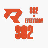 THE (302) VS. EVERYBODY PREMIUM DECAL 3-PACK