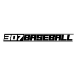 THE (307) F2 BASEBALL PREMIUM STICKER - BLACK