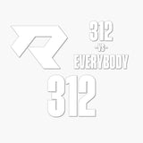 THE (312) VS. EVERYBODY PREMIUM DECAL 3-PACK