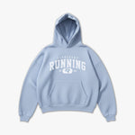 (329) Vintage Varsity Running Elite Hoodie in Powder/Faded White - Represent Running