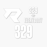 THE (329) VS. EVERYBODY PREMIUM DECAL 3-PACK