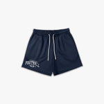 (330) Varsity Football 6" Pro-Mesh Short in Navy/White - Represent Football