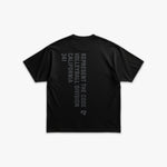 (341) X2 Volleyball Elite Tee in Black/Storm - Represent Volleyball