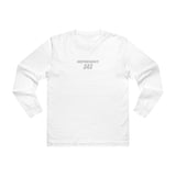 THE (343) REPRESENT PREMIER LONG SLEEVE - WHITE/GRAY