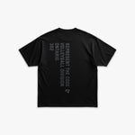 (382) X2 Volleyball Elite Tee in Black/Storm - Represent Volleyball