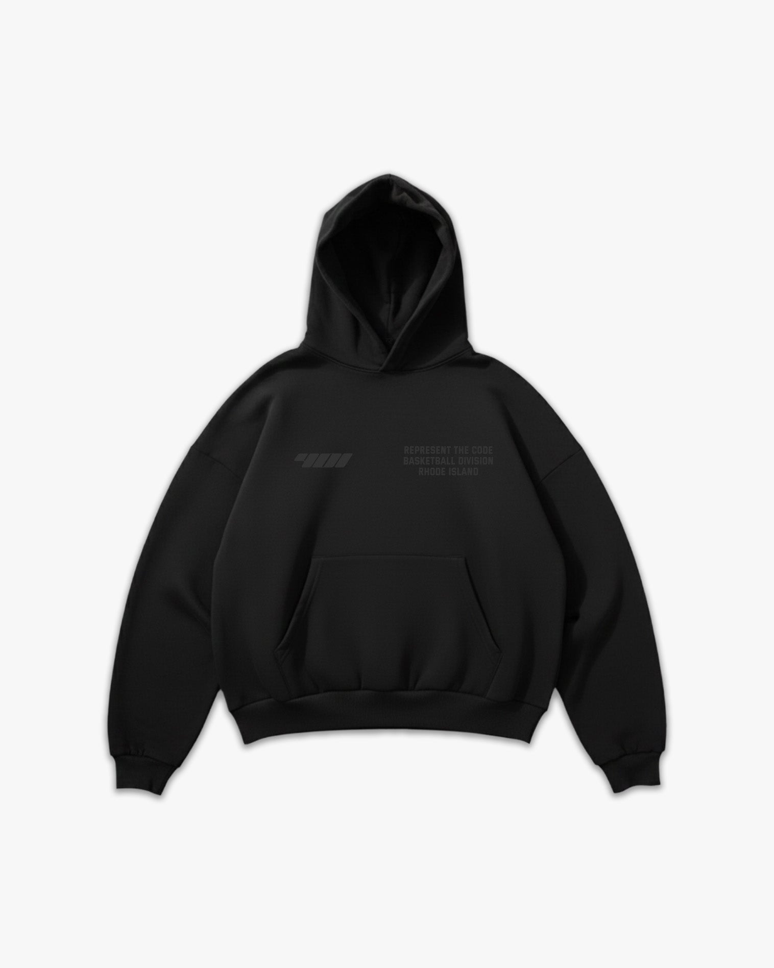 (401) X3M Basketball Elite Hoodie in Black/Black - Represent Basketball