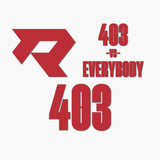 THE (403) VS. EVERYBODY PREMIUM DECAL 3-PACK