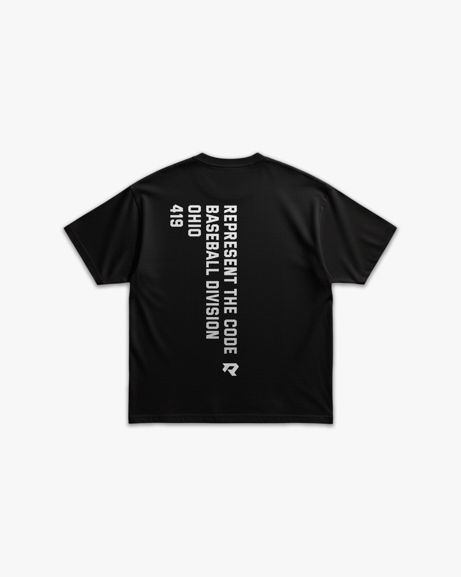 (419) X2 Baseball Elite Tee in Black/White - Represent Baseball