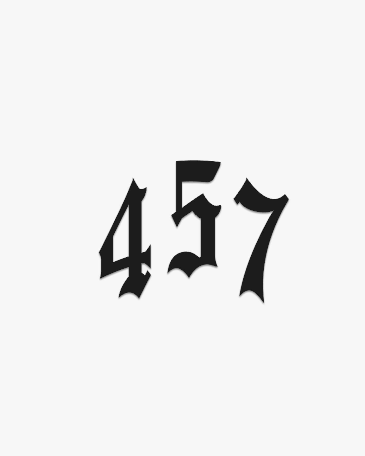 THE (457) VANQUISH PREMIUM DECAL 3-PACK