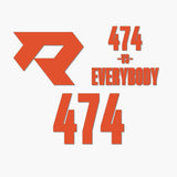 THE (474) VS. EVERYBODY PREMIUM DECAL 3-PACK