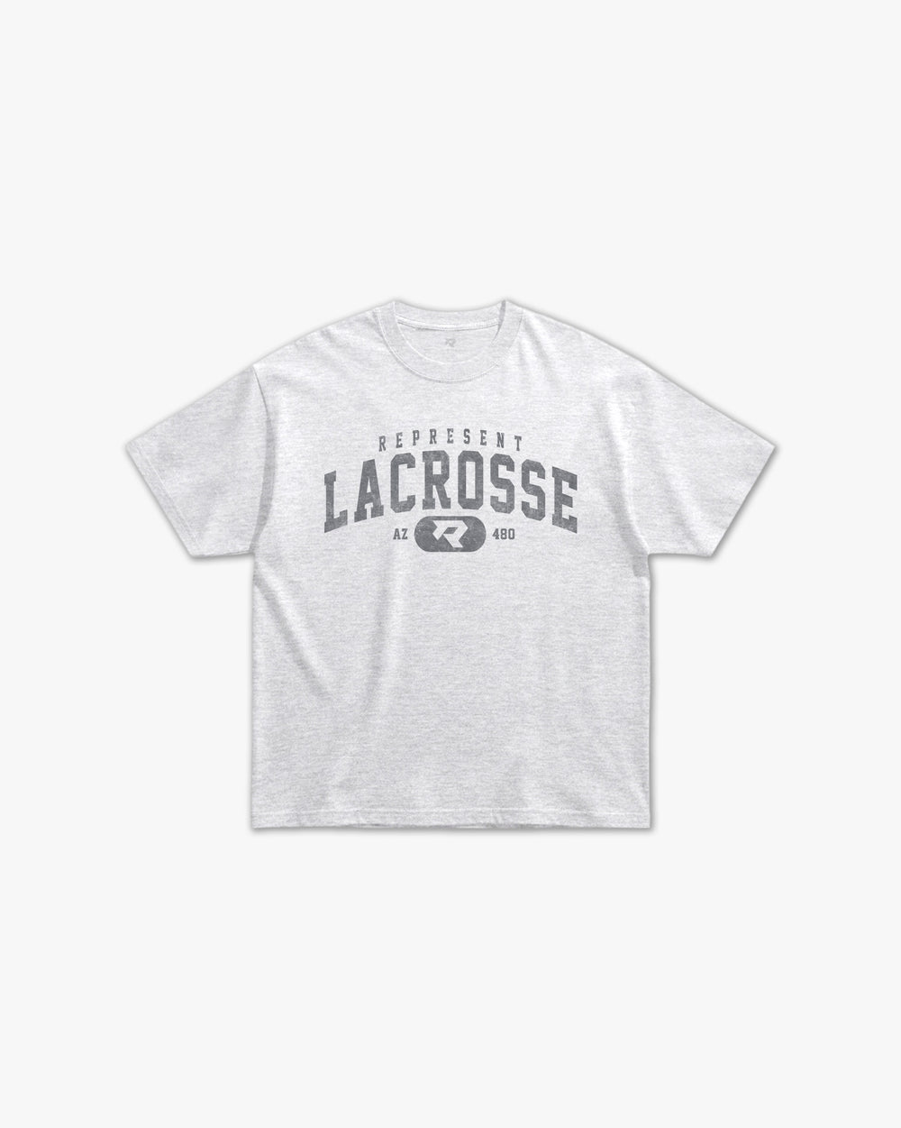 (480) Vintage Varsity Lacrosse Elite Tee in Ash/Faded Storm - Represent Lacrosse