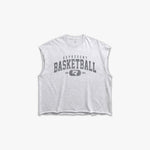 (505) Varsity Basketball Raw Gym Cutoff in Ash/Vintage Gray - Represent Basketball