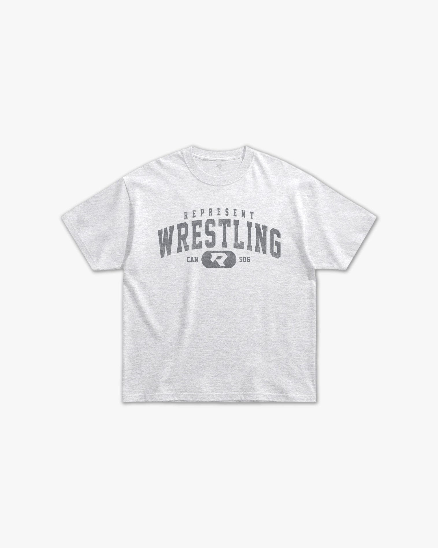 (506) Varsity Wrestling Elite Tee in Ash/Vintage Gray - Represent Wrestling