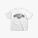 (563) Varsity Wrestling Elite Tee in White/Vintage Black - Represent Wrestling