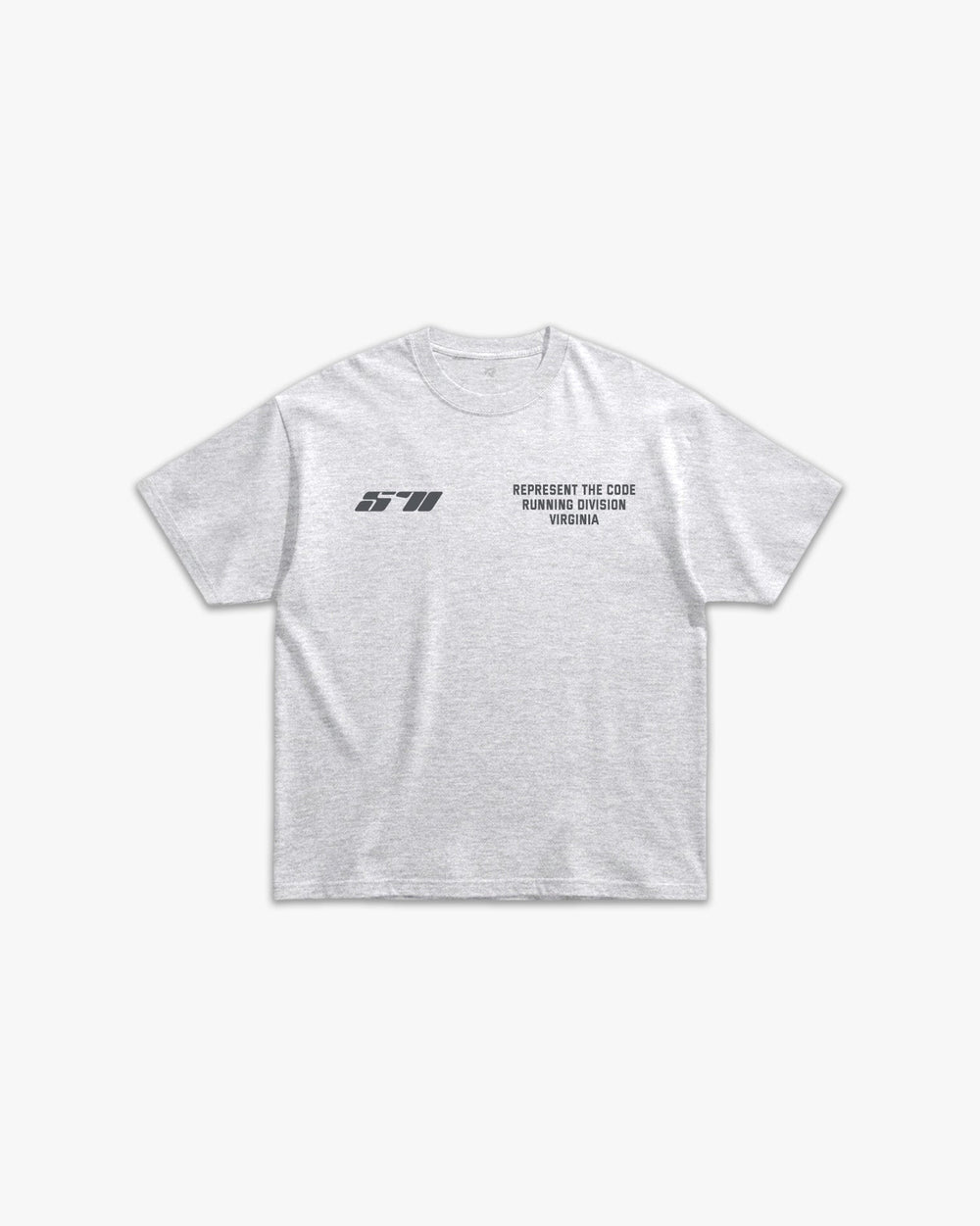 (571) X3M Running Elite Tee in Ash/Storm - Represent Running